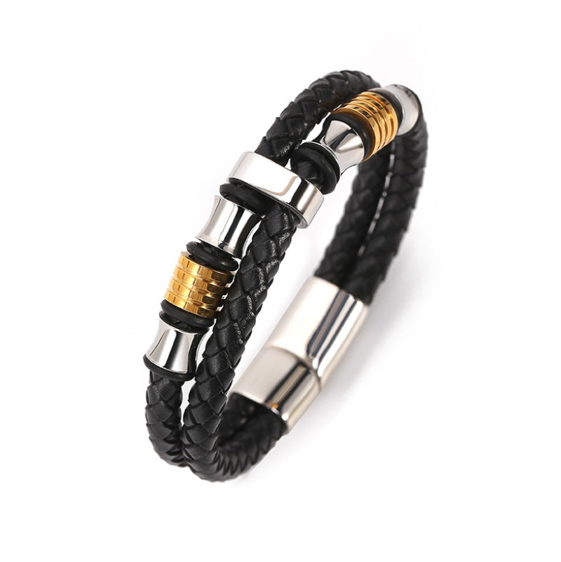 Genuine Leather Mens Bracelets